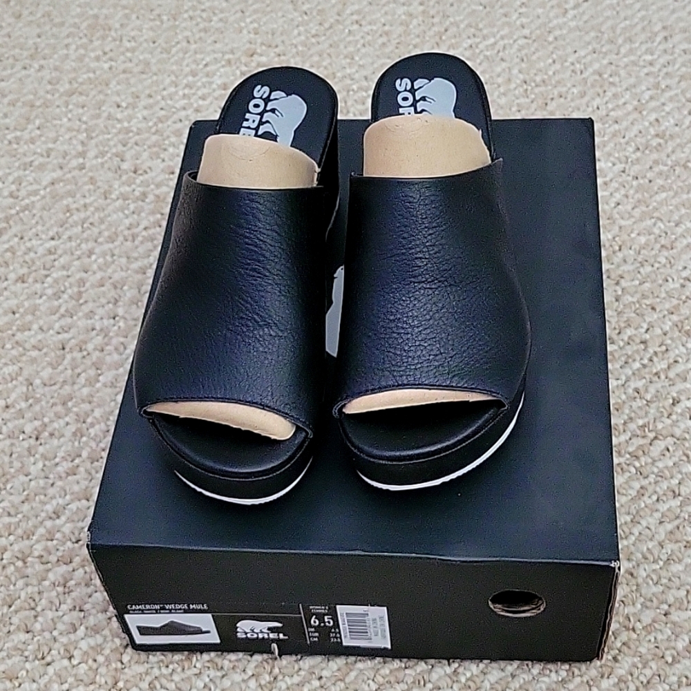 Sorel Wedge Mule Sandal